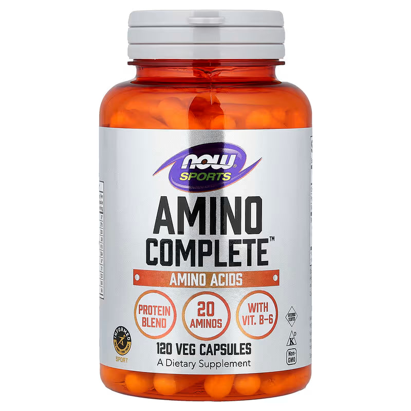 NOW SPORTS - AMINO COMPLETE 850 MG - 120 CAPSULES