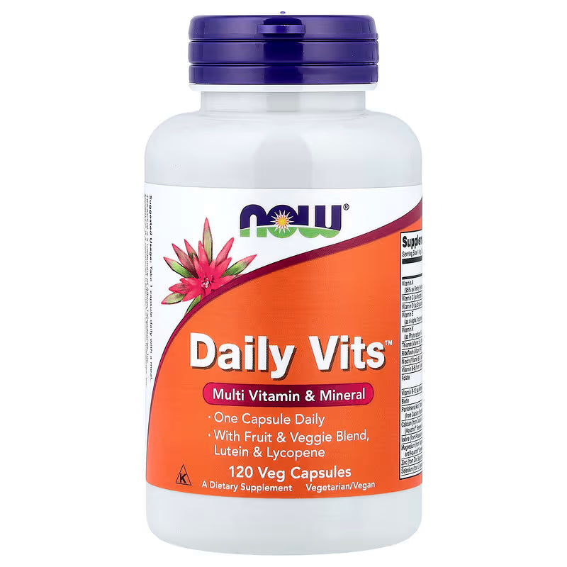 NOW - DAILY VITS MULTI - 120 Veg Capsules