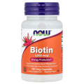 NOW Foods Biotin 1,000 mcg - 100 Veg Capsules