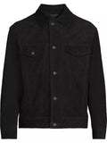 Boss Johot Suede Western Jacket - Black