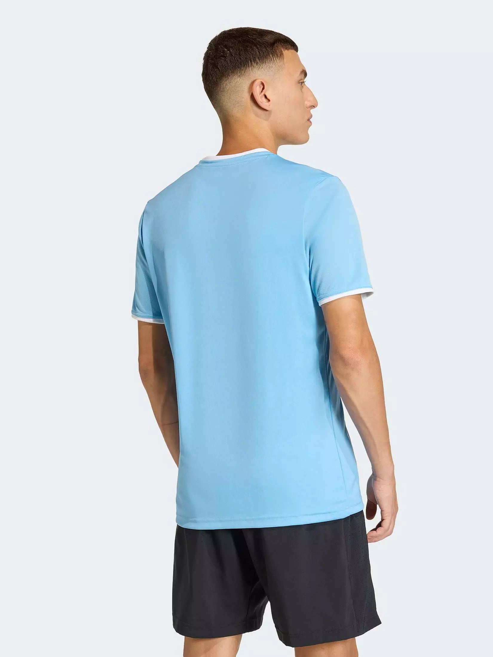 Adidas Mens Entrada 26 T-Shirt - Sky Blue